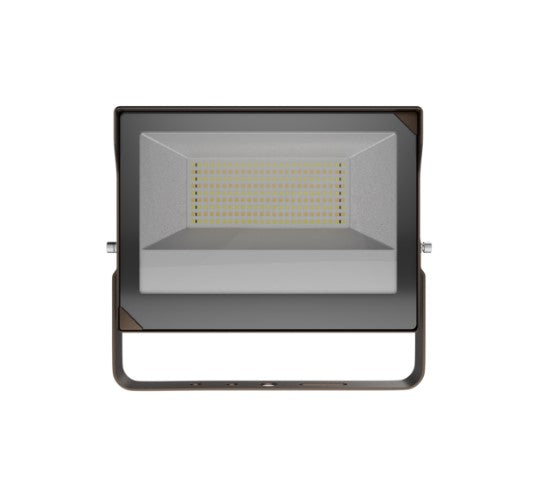LiteTronics 30/45/60  Watt LED 120-277V Selectable Flood Light Fixture 3000/4000/5000K Selectable Bronze 