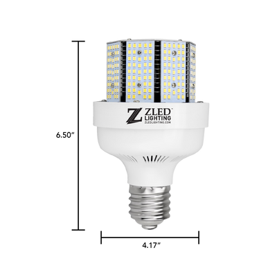 ZLED Lighting 40/50/65/85 Wattage Selectable Stubby LED E26 Corn Cob   