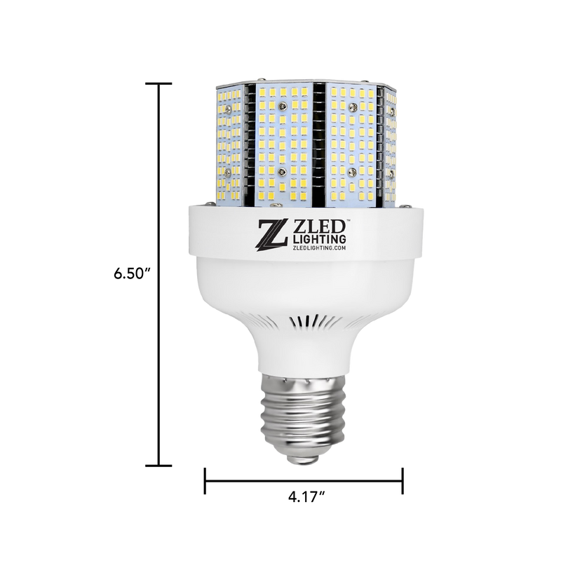 ZLED Lighting 40/50/65/85 Wattage Selectable Stubby LED E26 Corn Cob   