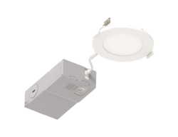 Sylvania Lighting 3 Inch 6.5 Watt Slim LED Color Selectable Mircodisk Downlight 27/30/35/40/50K Selectable White 