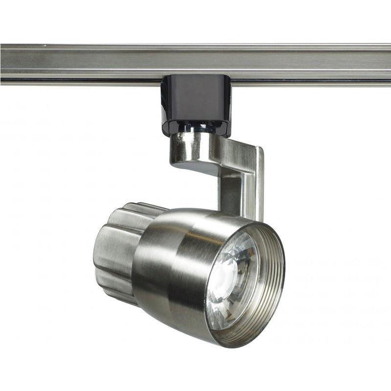 Satco 12 Watt LED 24 Degree Angle Arm Track Head 3000K Warm White Brushed Nickel 