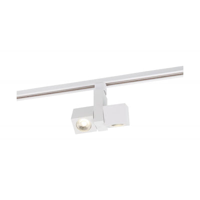 Satco 24 Watt 120 Volt LED 24 Degree Dual Square Track Head Pipe 3000K Warm White White 