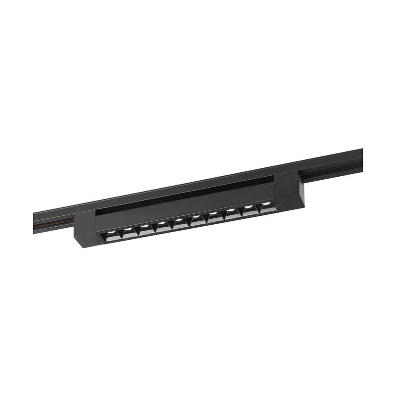 Satco 1 Foot 15 Watt LED 120V Track Light Bar 3000K Warm White Black 