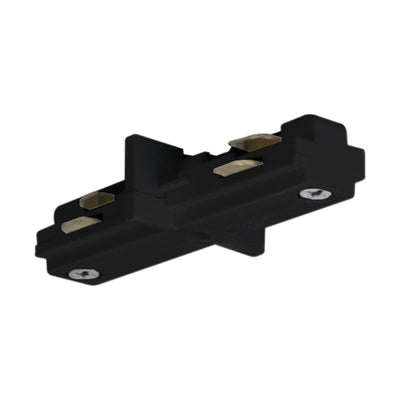 Satco Straight Mini I Joiner Track Lighting Connector Black  