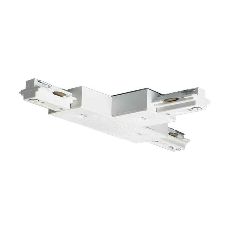 Satco T Shaped Joiner Track Lighting Connector White  