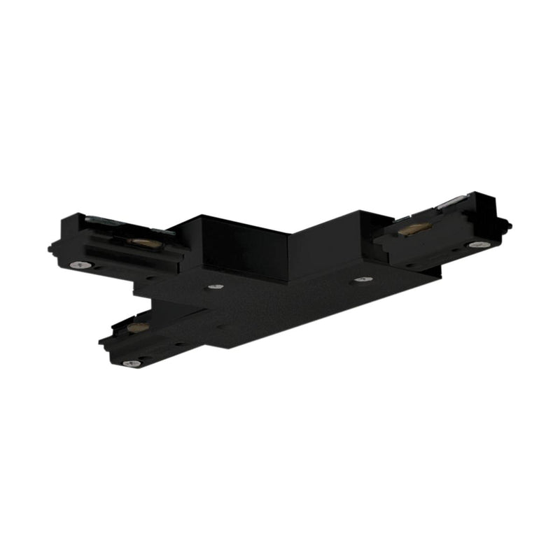 Satco T Shaped Joiner Track Lighting Connector Black  