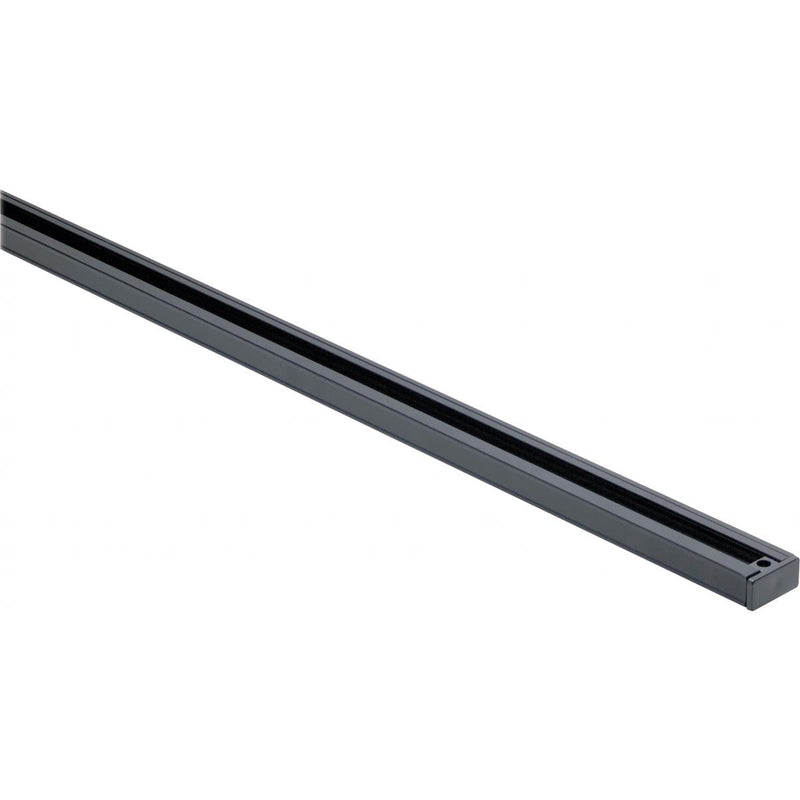 Satco 8 Foot Track Section For Satco Tape Lighting Black  