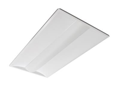 MaxLite 2x4 36/40/45 Watt Single Basket LED ArcMax Troffer 3500/4000/5000K 2 Pack Selectable  