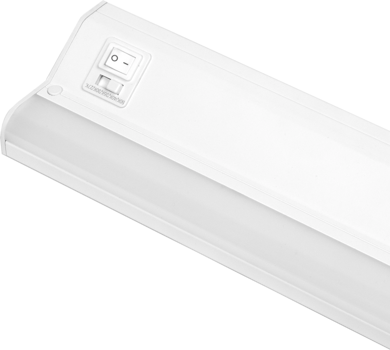 18 Inch 12 Watt LED Under Cabinet Light With Receptacles and USB Ports ...