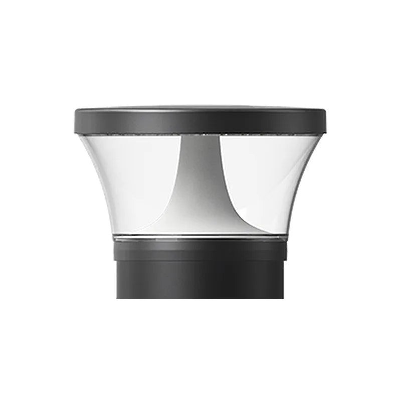 Westgate 8/13/18/25 Watt G5 Flat Top with Cone Reflector LED Bollard Head 3000K/4000K/5000K Selectable Black