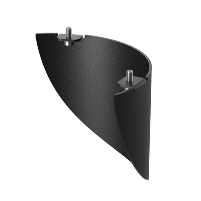 Westgate 180 Degree Glare Shield for Westgate G4 Modular Bollard Head Black