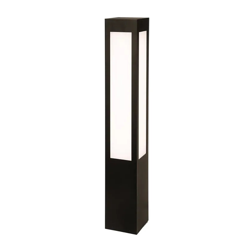 Westgate 10/18/25 Watt 40 Inch Square LED Bollard Long Lens 3000K/4000K/5000K Selectable Bronze