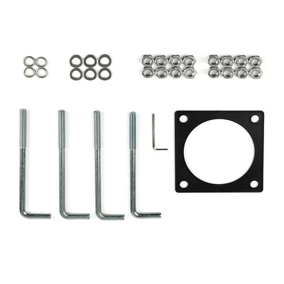 Westgate Anchor Bolts and Mounting Plate for Westgate Square LED Bollard Open Lens
