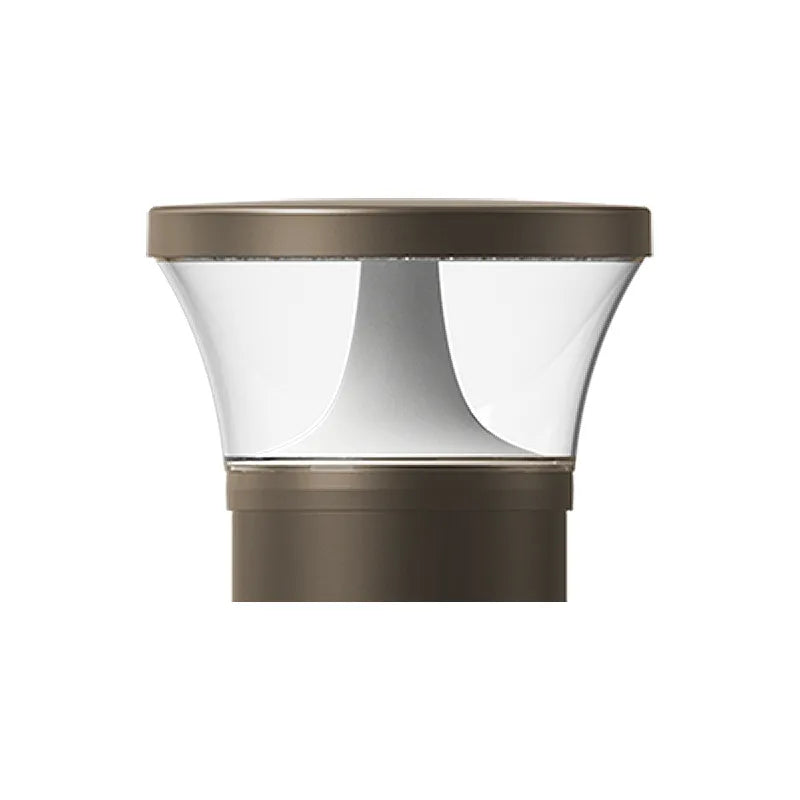 Westgate 8/13/18/25 Watt G5 Flat Top with Cone Reflector LED Bollard Head 3000K/4000K/5000K Selectable Bronze