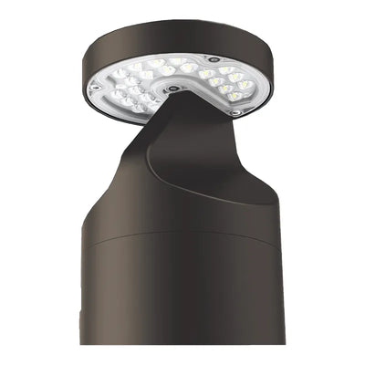Westgate 5/8/12/15 Watt G5 Round Model 401 LED Bollard Head 3000K/4000K/5000K Selectable Bronze