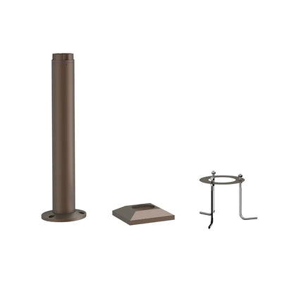 Westgate Westgate BPS Bollard Pole System Base Bronze 2 Foot