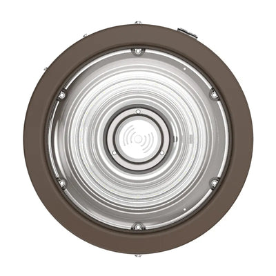 Westgate 30/40/50 Watt 120-277V Sensor Ready Round New Concept LED Garage Ceiling Light with Emergency Battery Backup 3000K/4000K/5000K
