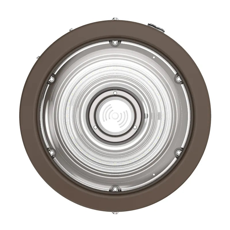 Westgate 30/40/50 Watt 120-277V Sensor Ready Round New Concept LED Garage Ceiling Light with Emergency Battery Backup 3000K/4000K/5000K