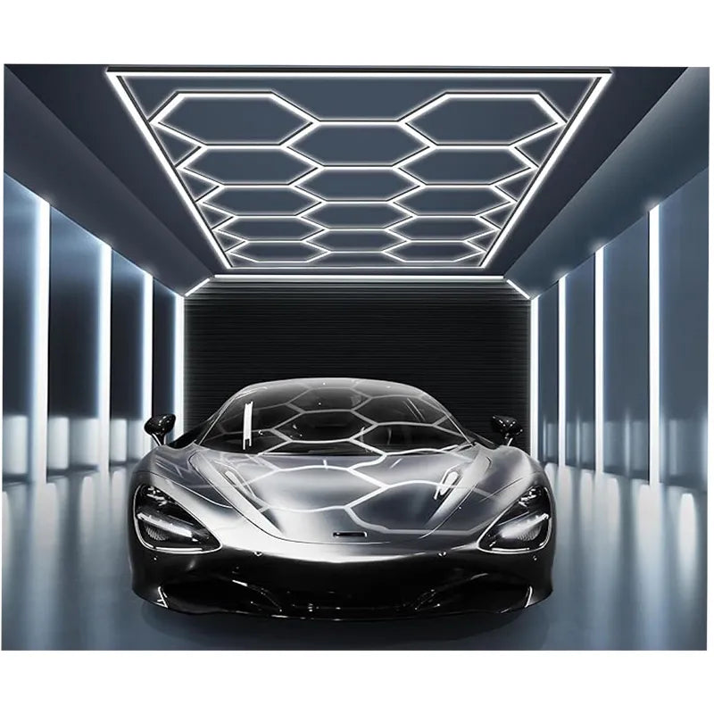 Westgate 8 Foot x 16 Foot Hexagon LED Ceiling Light Fixture