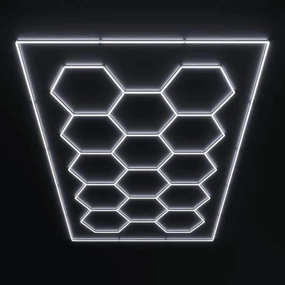 Westgate 8 Foot x 16 Foot Hexagon LED Ceiling Light Fixture