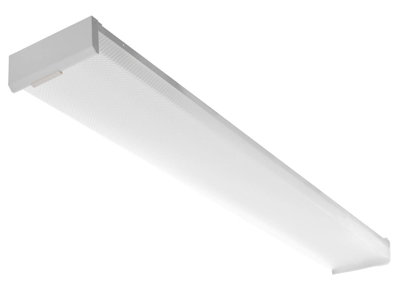 4 Foot 22/30/38 Watt 120-277V 0-10V Dimming LED Economy Wraparound Fixture 3000K/4000K/5000K