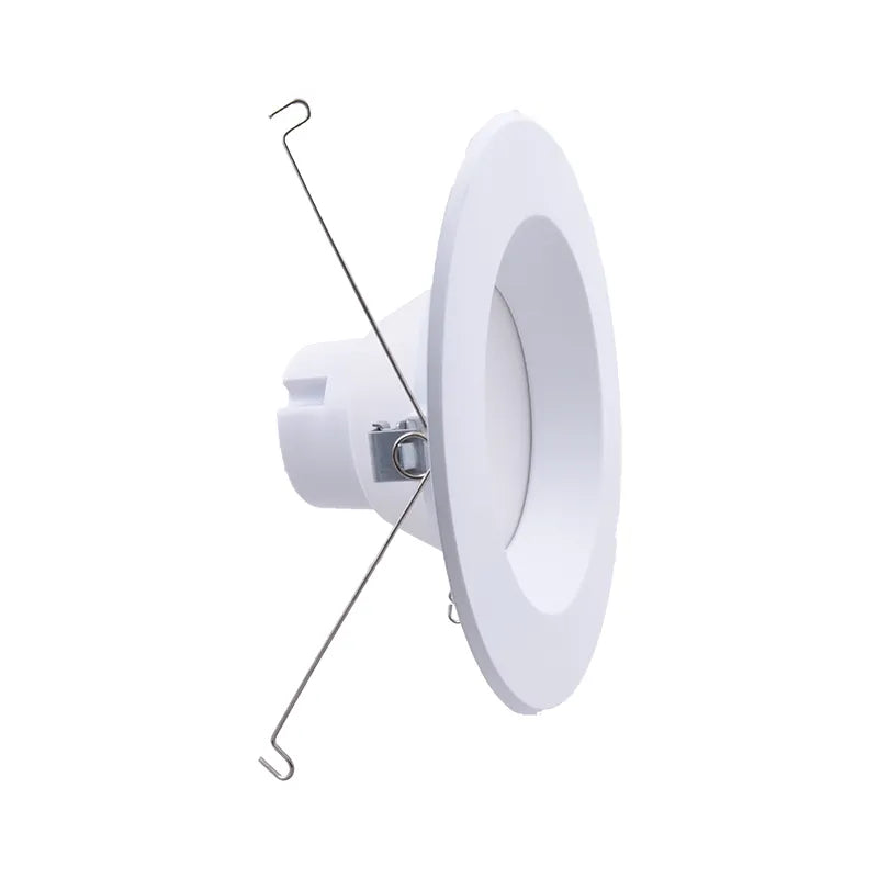 6 Inch 13 Watt Smart App Compatible RGBW Smooth Recessed Light Retrofit Trim