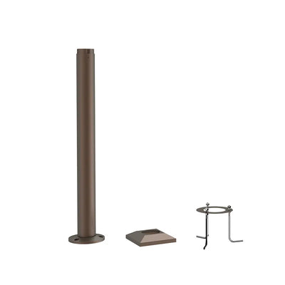 Westgate Westgate BPS Bollard Pole System Base Bronze 3 Foot