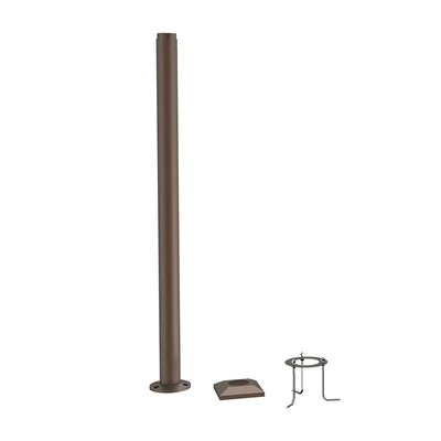 Westgate Westgate BPS Bollard Pole System Base Bronze 5 Foot