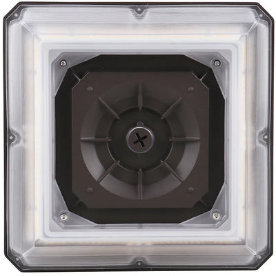Westgate 60/75/90 Watt Selectable 120-277V Angled-Beam LED Garage Canopy Sensor Ready 3000K/4000K/5000K