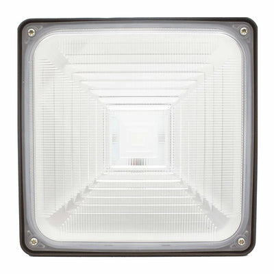 5/10/15/25 Watt 120-277V Small LED Low Profile Canopy Garage Light