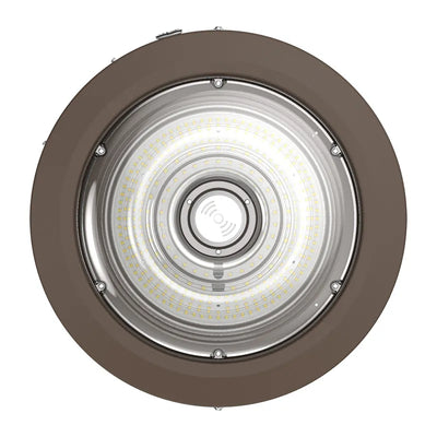 Westgate 40/60/80 Watt 120-277V Sensor Ready Round New Concept LED Garage Ceiling Light with Emergency Battery Backup 3000K/4000K/5000K