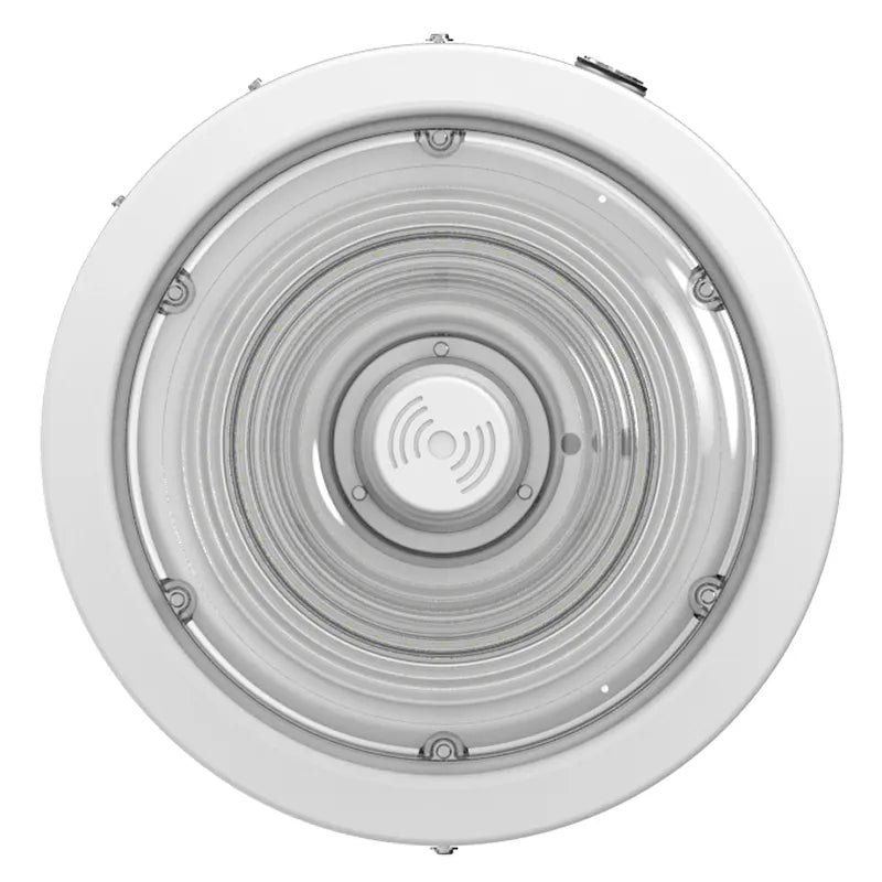 Westgate 30/40/50 Watt 120-277V Sensor Ready Round New Concept LED Garage Ceiling Light with Emergency Battery Backup 3000K/4000K/5000K