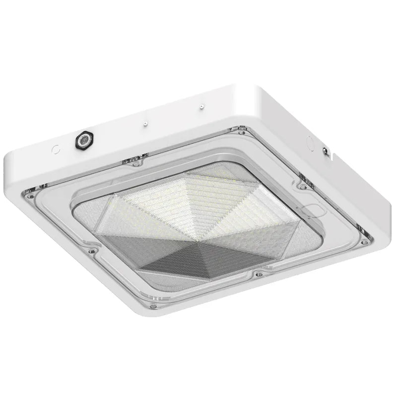 40/60/80 Watt 120-277V Square New Concept LED Garage Ceiling Light 3000K/4000K/5000K