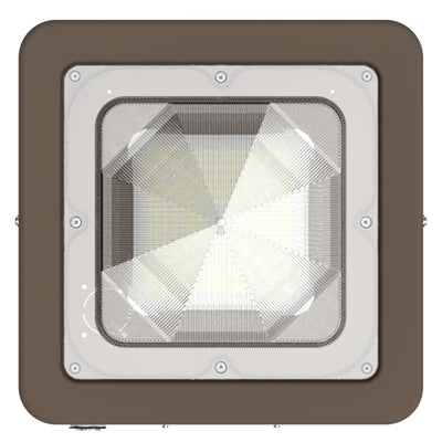 30/45/60 Watt 120-277V Square New Concept LED Garage Ceiling Light with Emergency Battery Backup 3000K/4000K/5000K