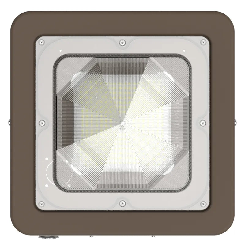 30/45/60 Watt 120-277V Square New Concept LED Garage Ceiling Light with Emergency Battery Backup 3000K/4000K/5000K