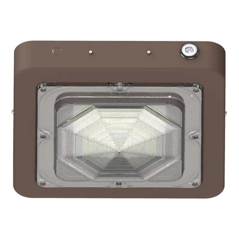 30/45/60 Watt 120-277V Square New Concept LED Garage Ceiling Light with Emergency Battery Backup 3000K/4000K/5000K
