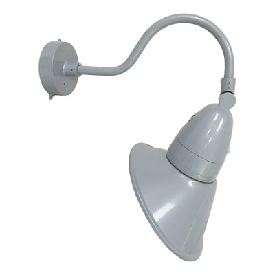 11 Inch 18/26/35 Watt Dusk to Dawn Angled Gooseneck LED Barn Light 3000K/4000K/5000K