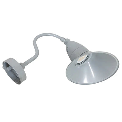 11 Inch 18/26/35 Watt Dusk to Dawn Angled Gooseneck LED Barn Light 3000K/4000K/5000K