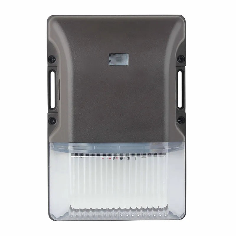 Westgate 15 Watt 100-277V LED Small Non-Cutoff Wall Pack With Photocell 3000K Warm White Bronze