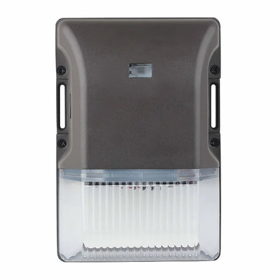 Westgate 20 Watt 100-277V LED Small Non-Cutoff Wall Pack With Photocell 3000K Warm White Bronze