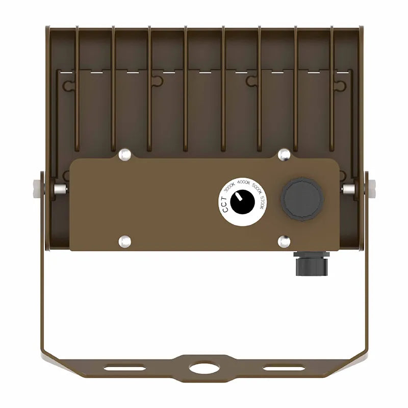 Westgate 15/20/30/50 Watt Selectable High Lumen 120-277V Medium LED Flood Light With Adjustable Trunnion Mount