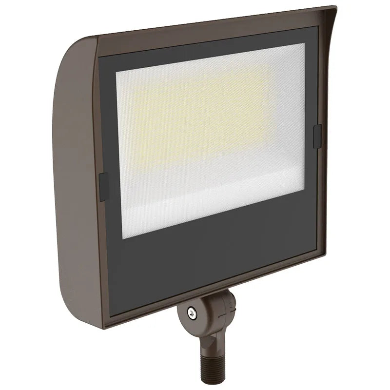 50/80/100 Watt Selectable 120-277V Medium LED Flood Light With Photocell and Knuckle Mount 3000K/4000K/5000K