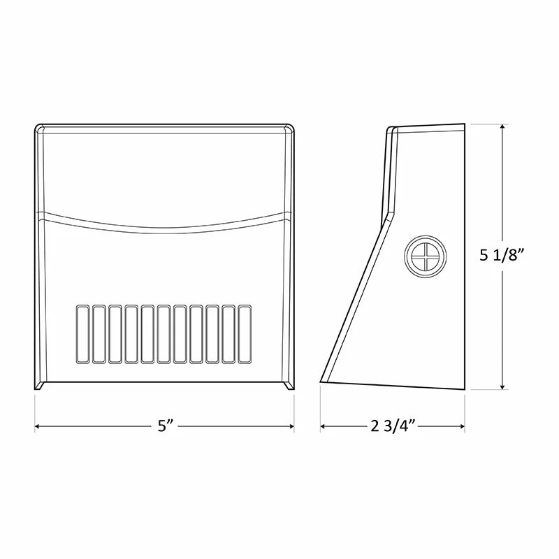 Westgate 12 Watt LED 120-277V 1300 Lumen Mini Cutoff Wall Pack