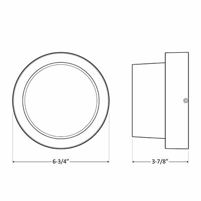 Westgate 12 Watt Color Selectable LED Architectural Wall Light with Dual Lens 3000K/4000K/5000K