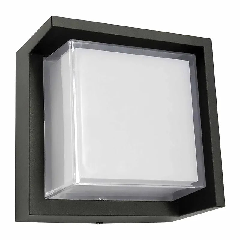 Westgate 12 Watt Color Selectable LED Square Non-Cutoff Architectural Wall Light 3000K/4000K/5000K Black