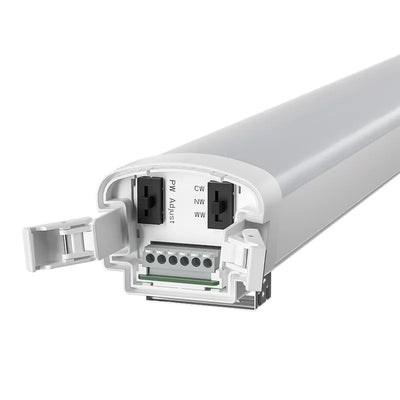 4 Foot 20/28/36 Watt 120-277V Quick Connect Modular LED Linear Vapor Tight Fixture 3000K/4000K/5000K