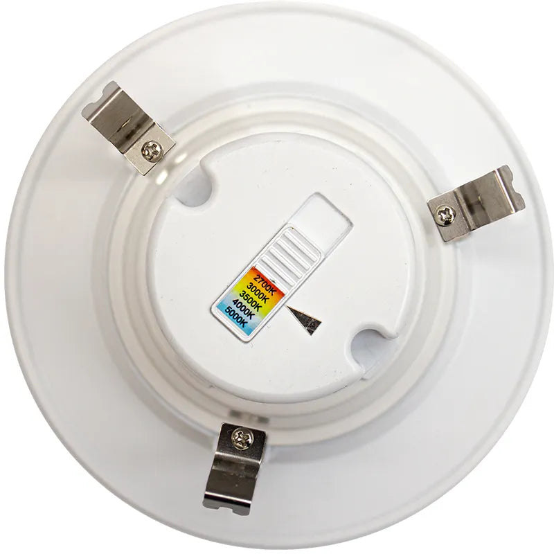 4 Inch 10 Watt Smart App Compatible RGBW Smooth Recessed Light Retrofit Trim