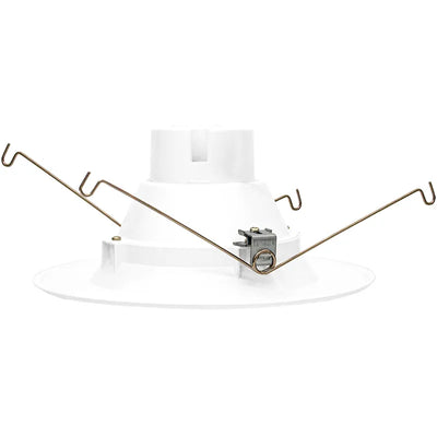 6 Inch 13 Watt Smart App Compatible RGBW Smooth Recessed Light Retrofit Trim