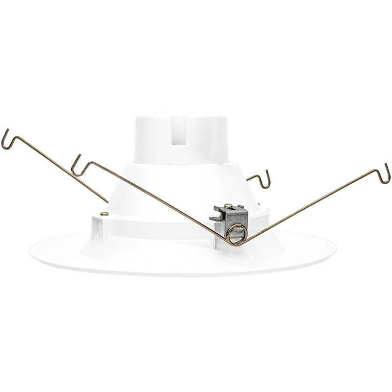 6 Inch 13 Watt Smart App Compatible RGBW Smooth Recessed Light Retrofit Trim