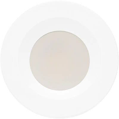 4 Inch 10 Watt Smart App Compatible RGBW Smooth Recessed Light Retrofit Trim